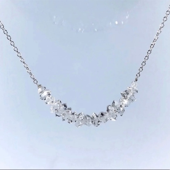 Sterling Silver Herkimer Diamond Necklace!